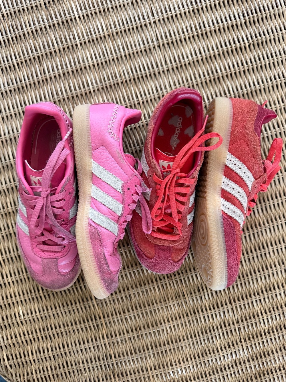 Adidas Samba Two Pairs Girls Size 2